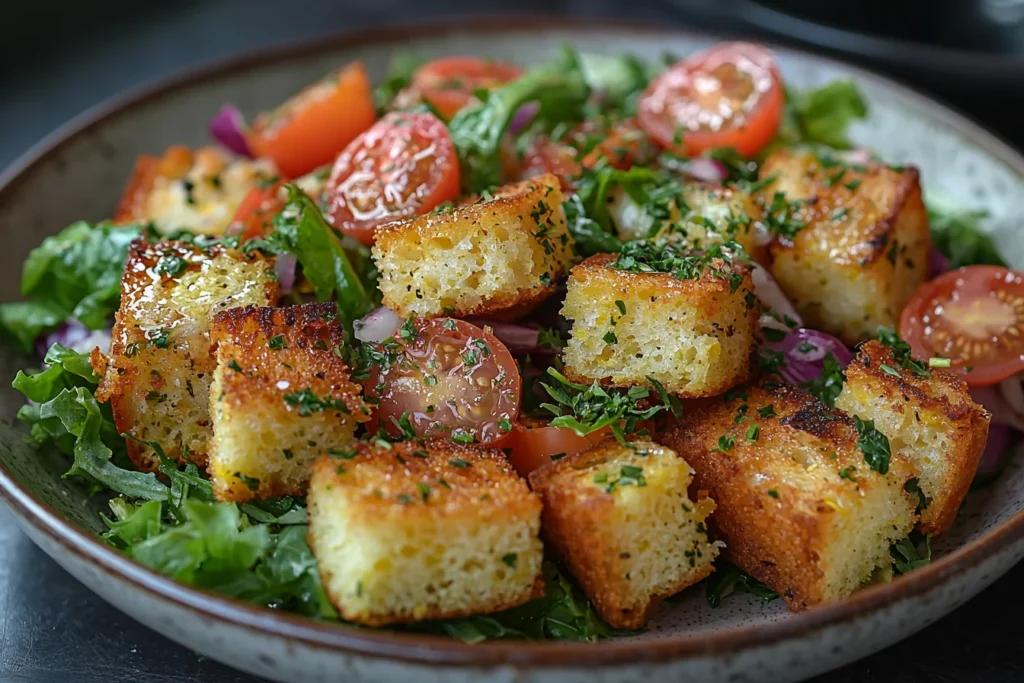 What is the difference between southern cornbread and sweet cornbread? 5 hoodigitals 41681 A creative dish featuring cornbread croutons 2c3c8c2c 4cad 40bb accf c00ff38505c9 What is the difference between southern cornbread and sweet cornbread?