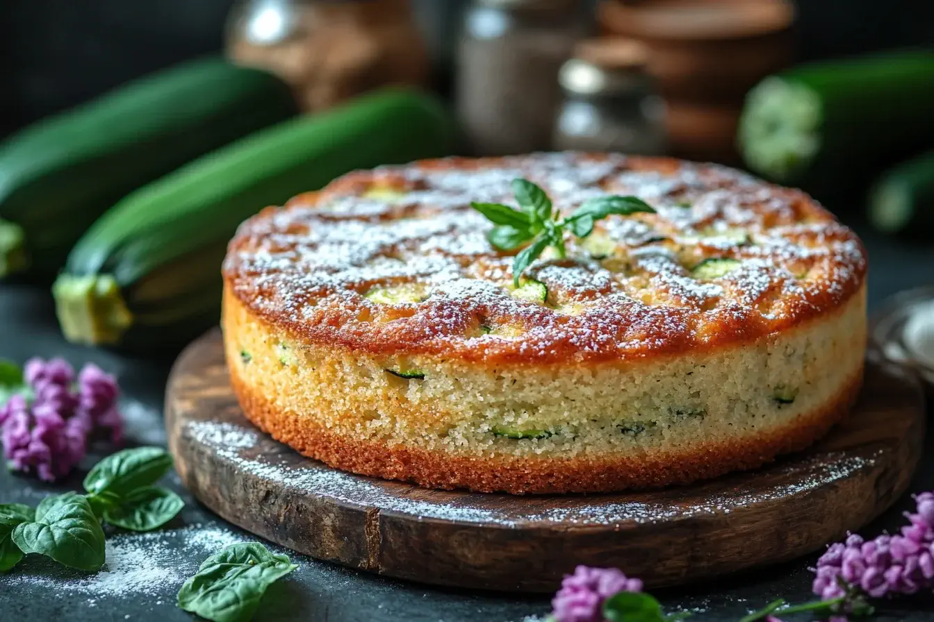 Do You Take the Seeds Out of Zucchini When Making Cake? Expert Baking Guide 6 Freshly baked zucchini cake with powdered sugar