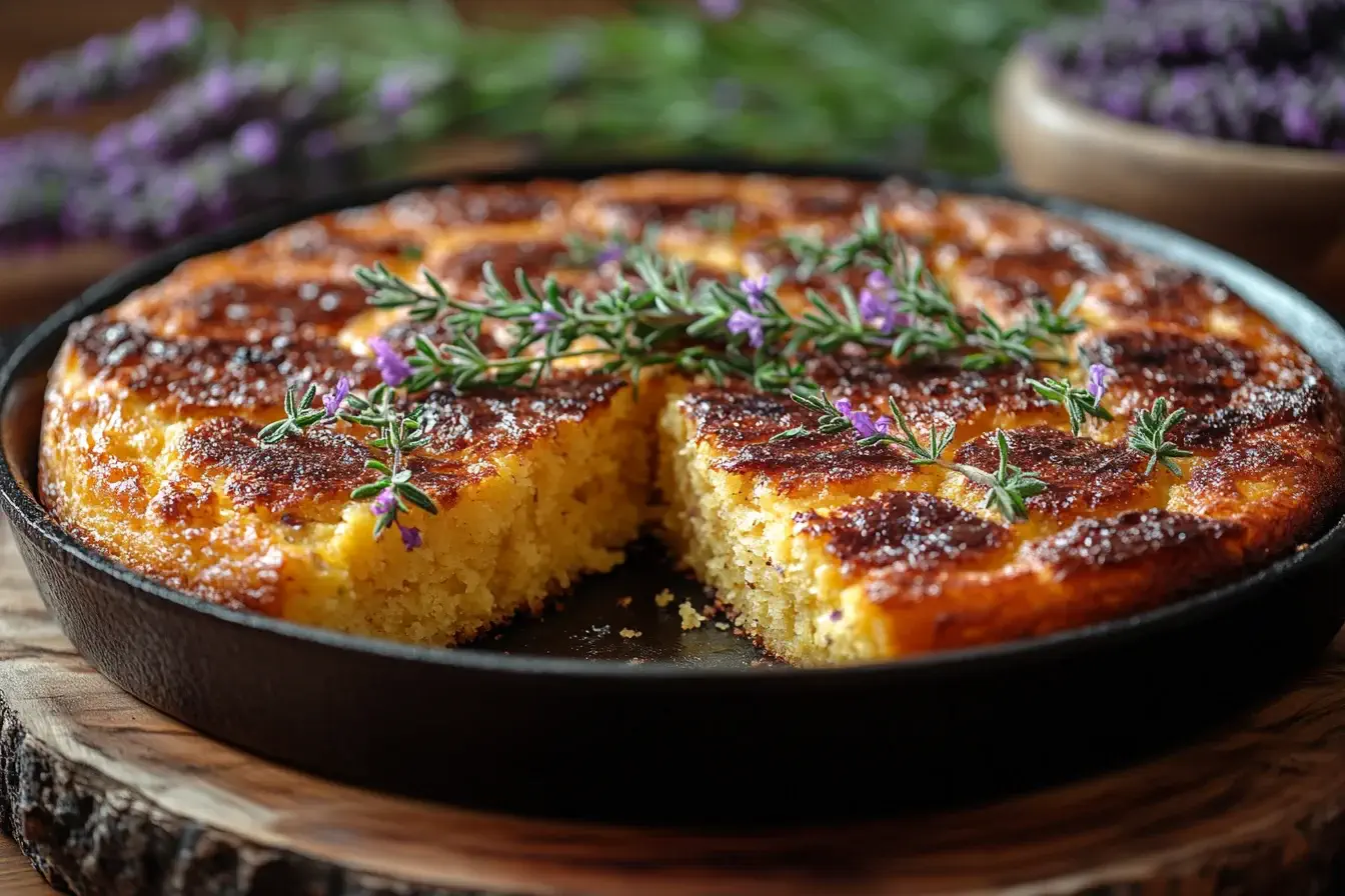 What Ingredient Keeps Cornbread from Crumbling? Expert Tips & Fixes 6 Moist cornbread in a cast iron skillet