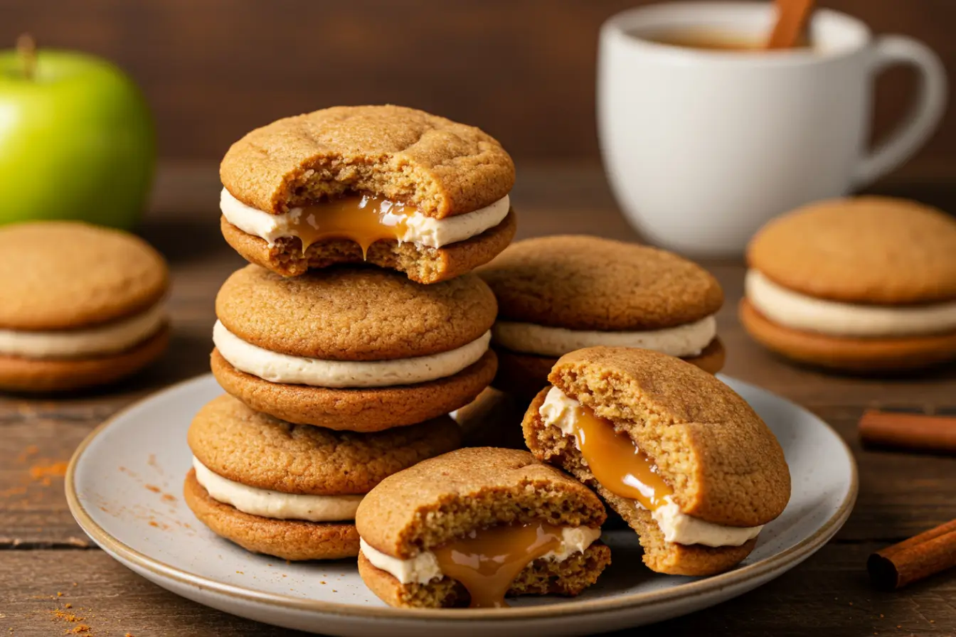 Apple Cider Whoopie Pies 3 Apple Cider Whoopie Pies Featured