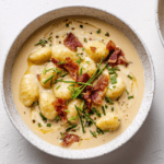 The Best Gnocchi Soup with Bacon Cheddar 5 Bacon Cheddar Gnocchi Soup featured