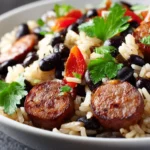 Black Beans and Rice with Sausage 5 Black Beans and Rice with Sausage Featured