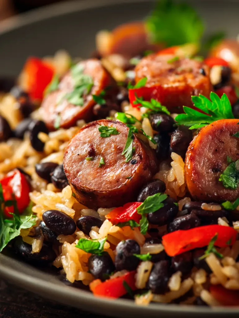 Black Beans and Rice with Sausage 4 Black Beans and Rice with Sausage article
