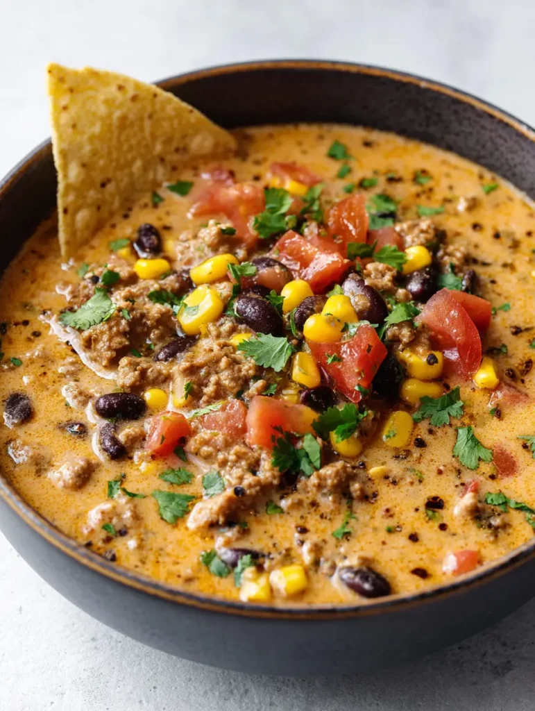 High Protein Creamy Taco Soup 4 High Protein Creamy Taco Soup Article