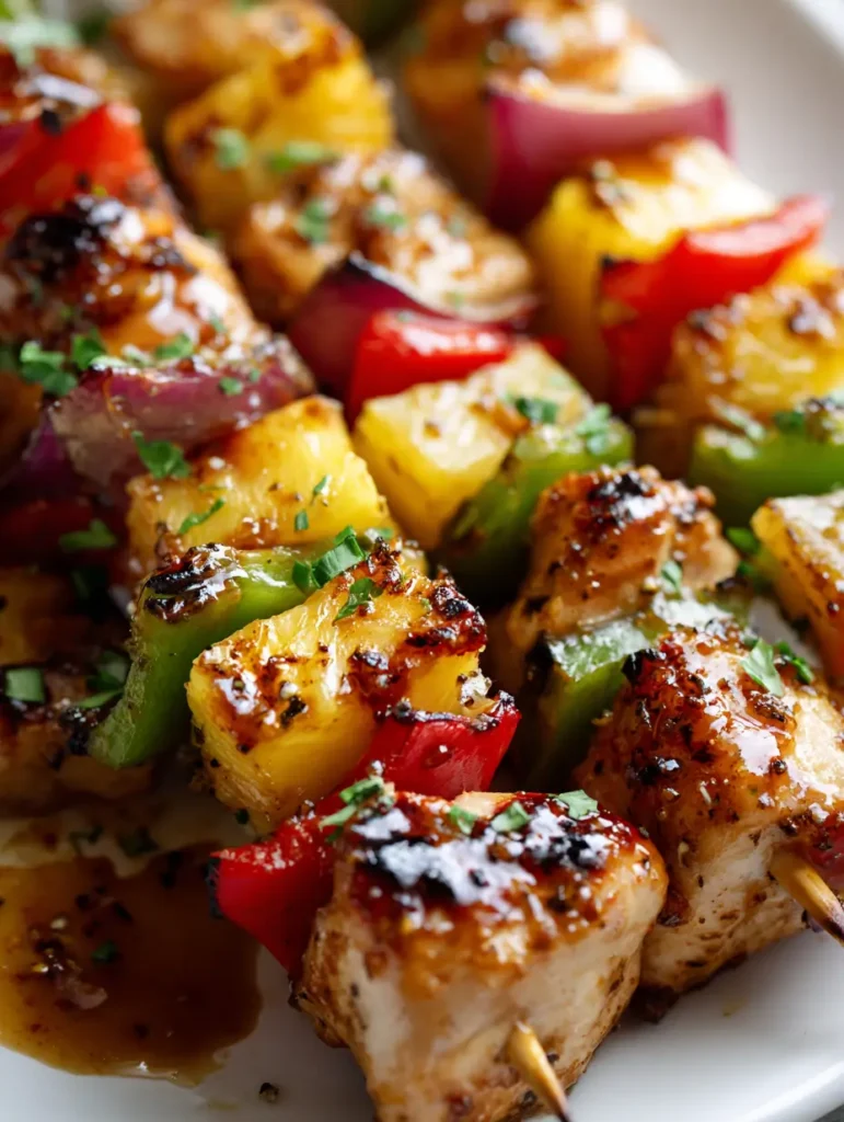 Pineapple Chicken Kabobs 4 Pineapple Chicken Kabobs Article