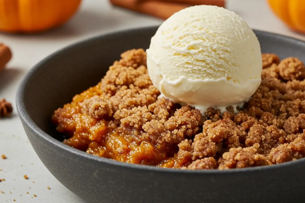 Pumpkin Pie Crisp featured