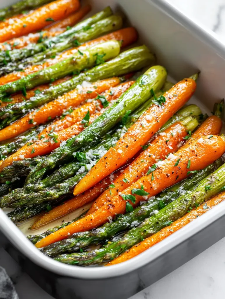 Roasted Asparagus and Carrots Recipes for Healthy Sides 4 Roasted Asparagus & Carrots article