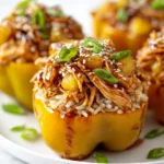 Teriyaki Pineapple Chicken Rice Stuffed Peppers 5 Teriyaki Pineapple Chicken Rice Stuffed Peppers article