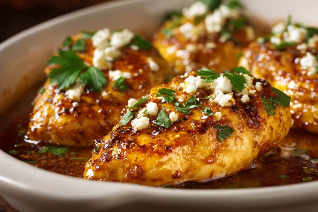 Hot Honey Feta Chicken Featured