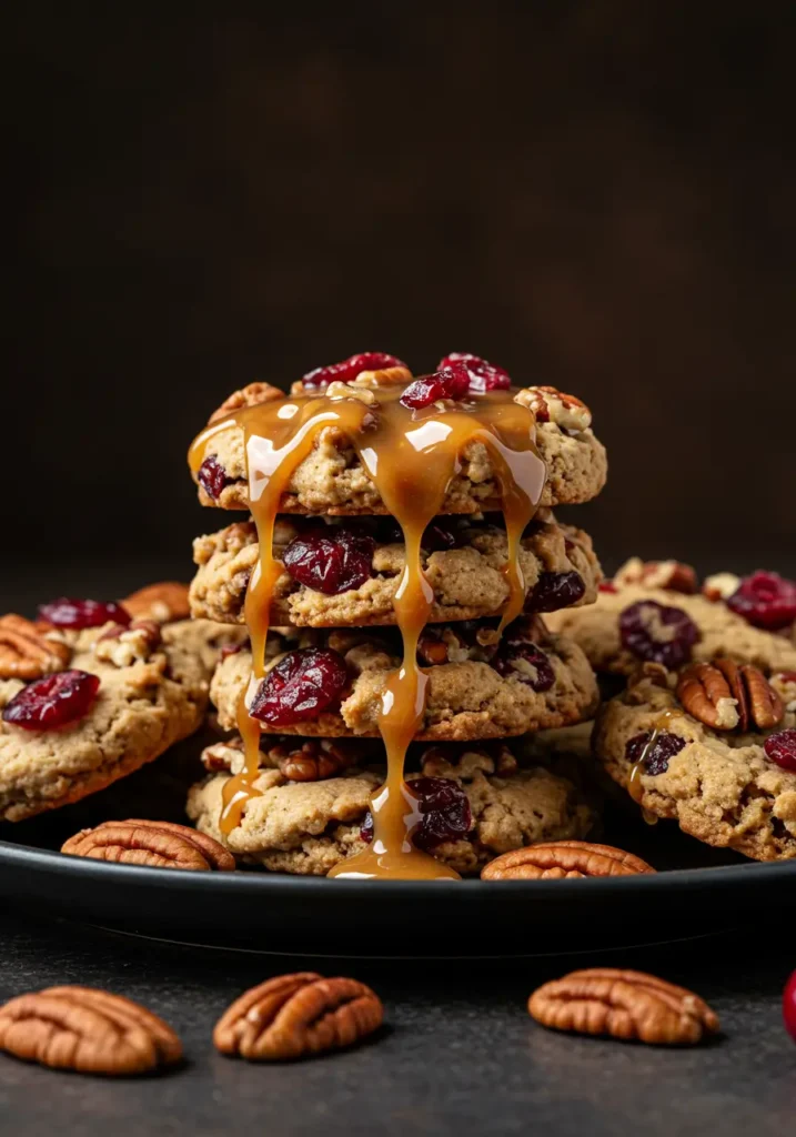 No-Bake Cranberry Pecan Praline Cookies 4 No-Bake Cranberry Pecan Praline Cookies Article