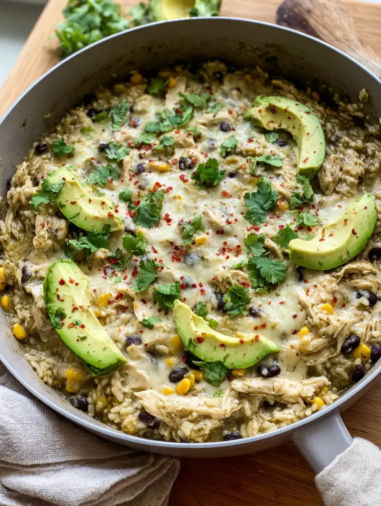 Salsa Verde Chicken & Rice Skillet 4 Salsa Verde Chicken & Rice Skillet Article