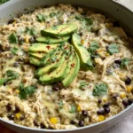 Salsa Verde Chicken & Rice Skillet Featured