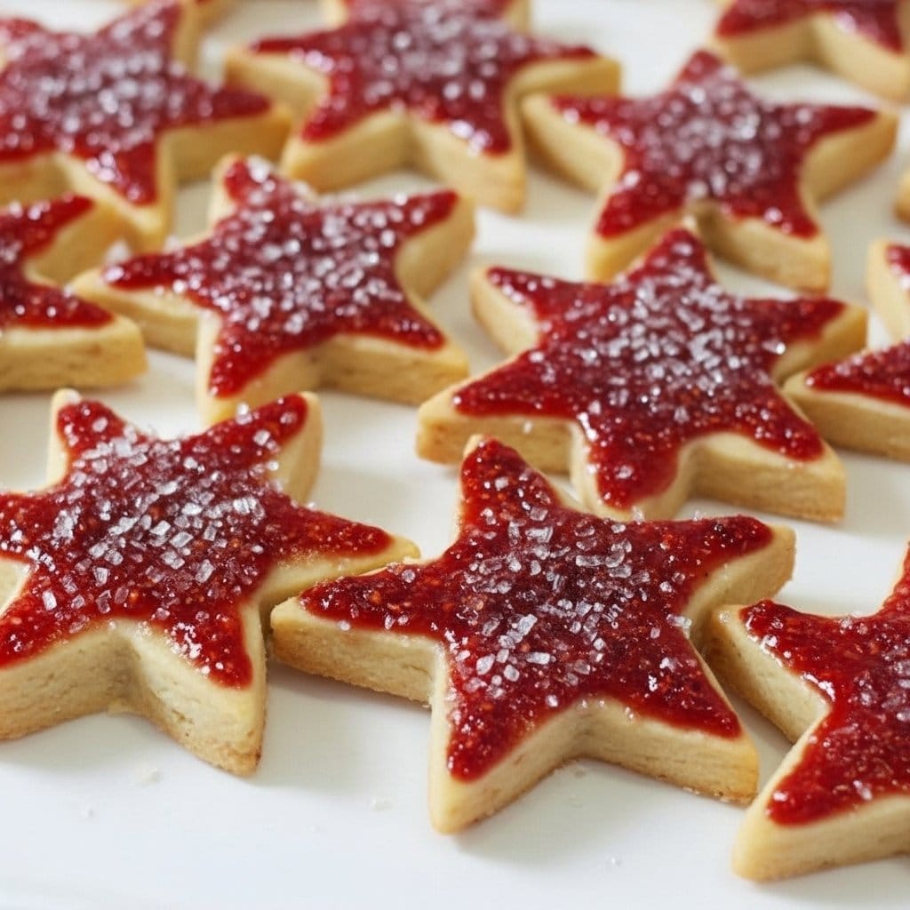 Sugar Plum Shortbread Cookies