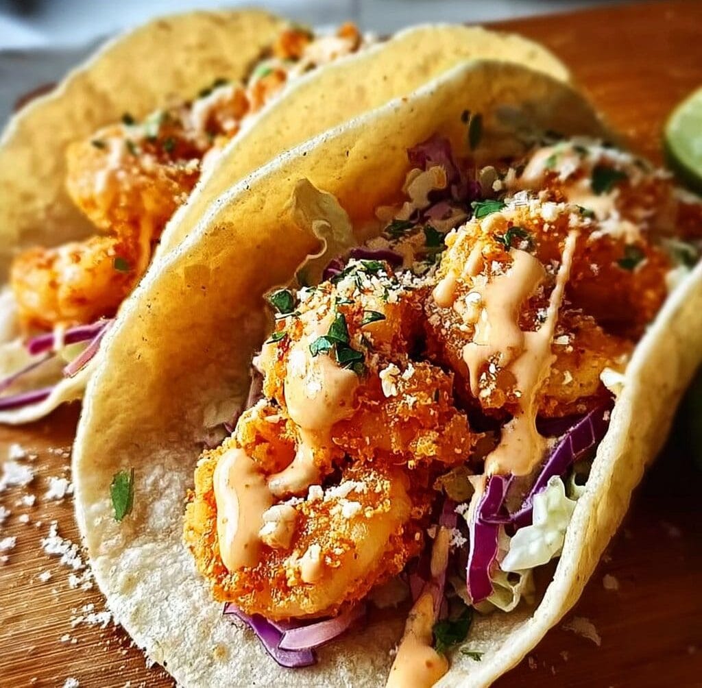 NXejtrupEHtnXeSE28cXMH0tqrt4Uk9eBO31Gnlp 1 e1763052193568 Bang Bang Shrimp Tacos