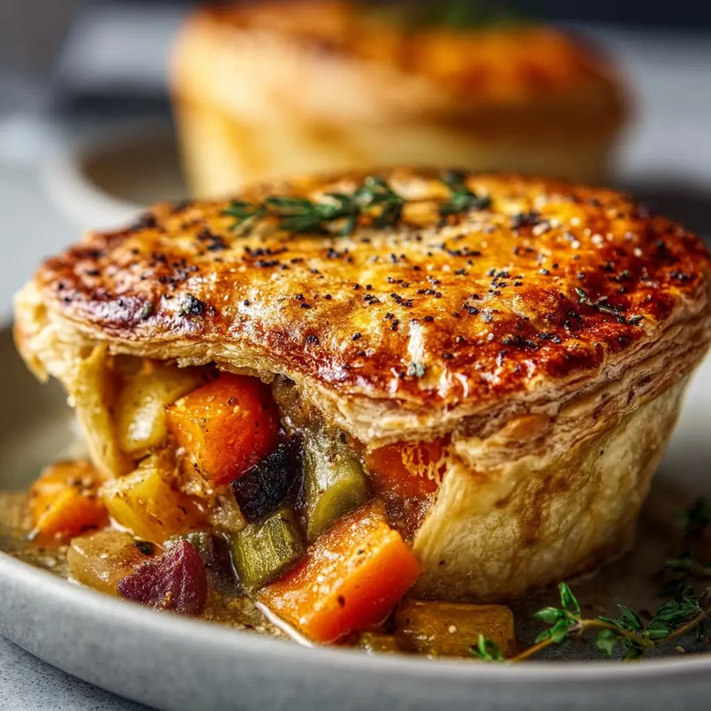 Roasted Autumn Vegetable Pot Pies Article