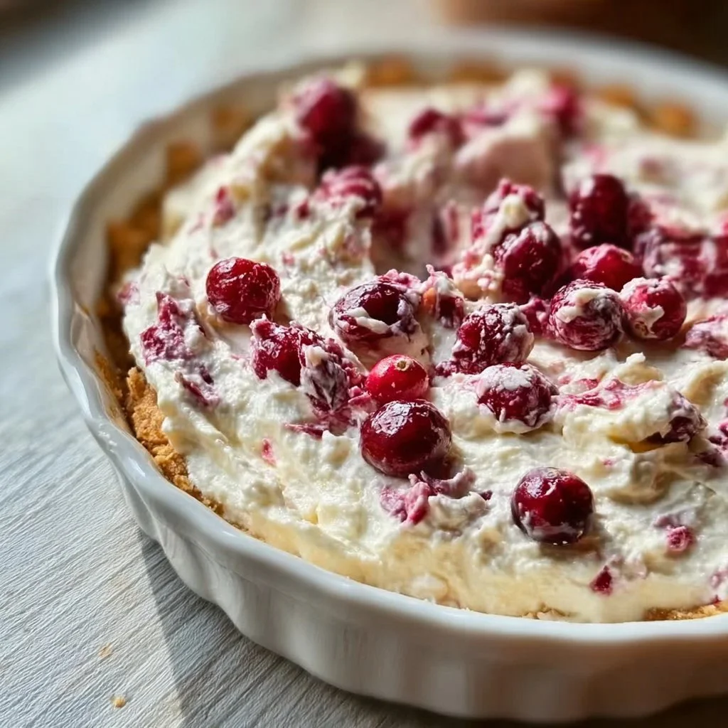 Delicious Baked Cranberry Cream Cheese Dip served with crackers