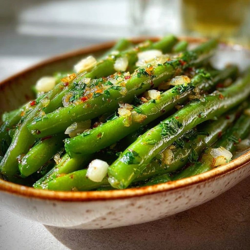 Savory Garlic Butter Green Beans 4 Savory Garlic Butter Green Beans