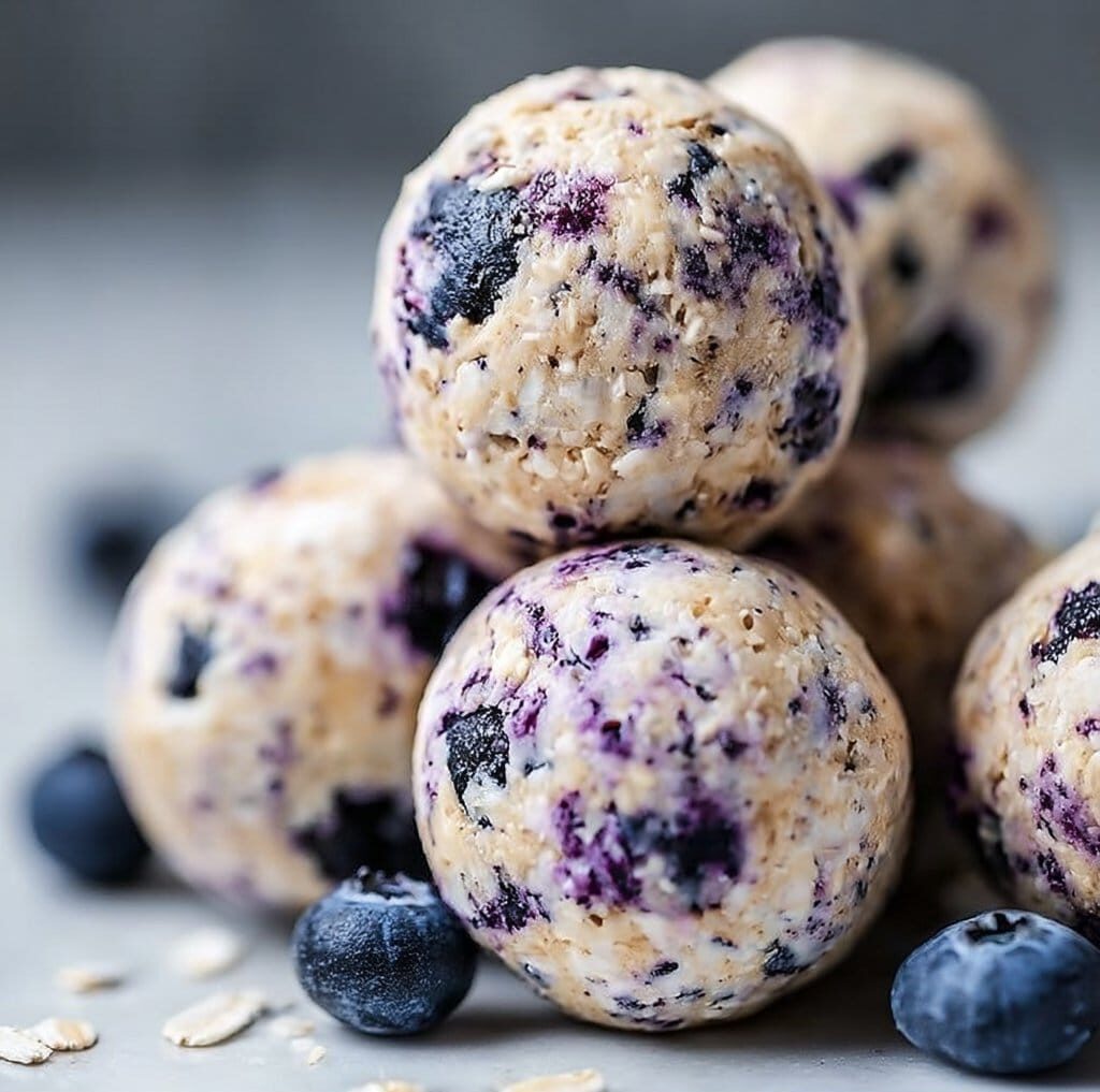 image 1 e1763726435429 Blueberry Cheesecake Protein Bites