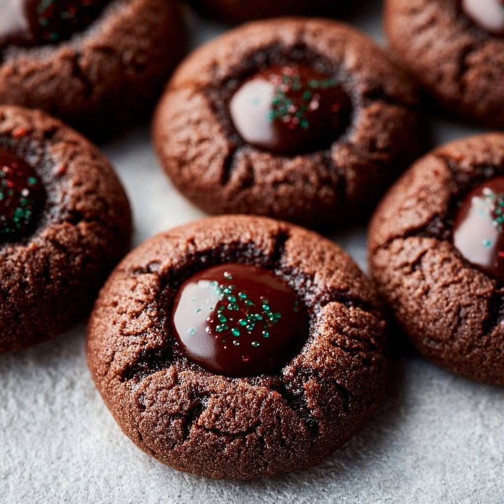 Chocolate Thumbprint Cookies 4 image 4 Chocolate Thumbprint Cookies