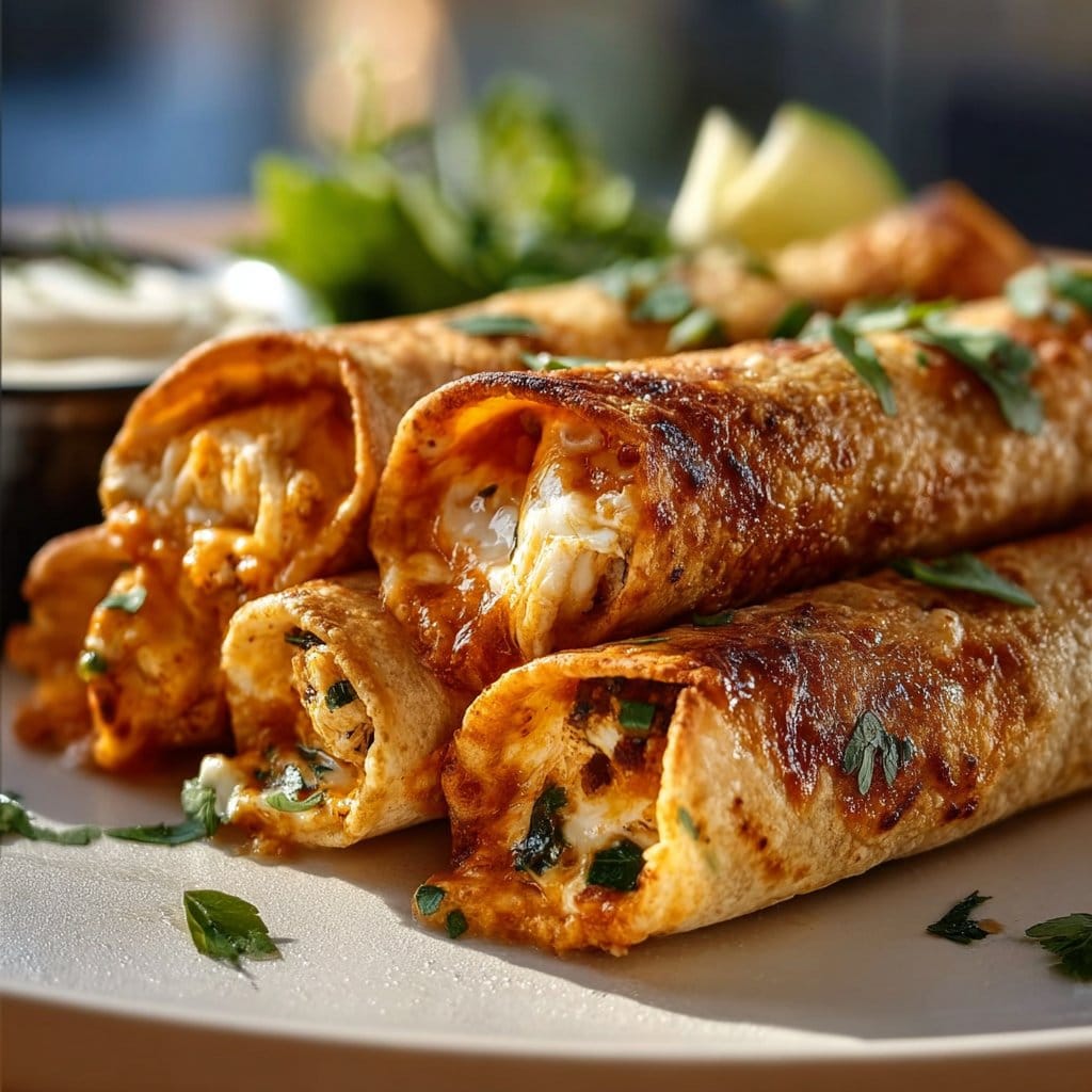 Crispy Chicken Taquitos