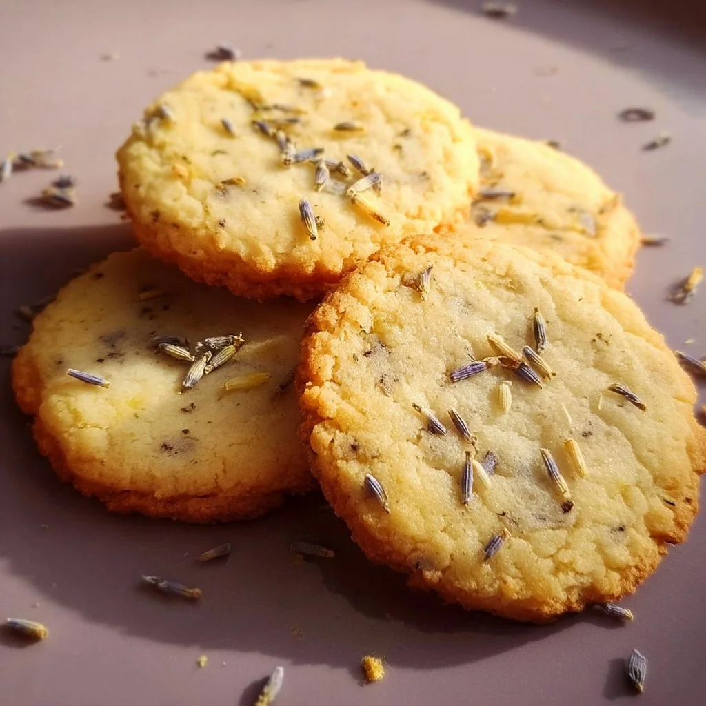 Delicious Lemon Lavender Cookies with a citrusy and floral flavor twist