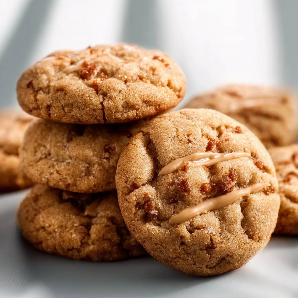 Freshly baked Maple Brown Sugar Cookies on a plate