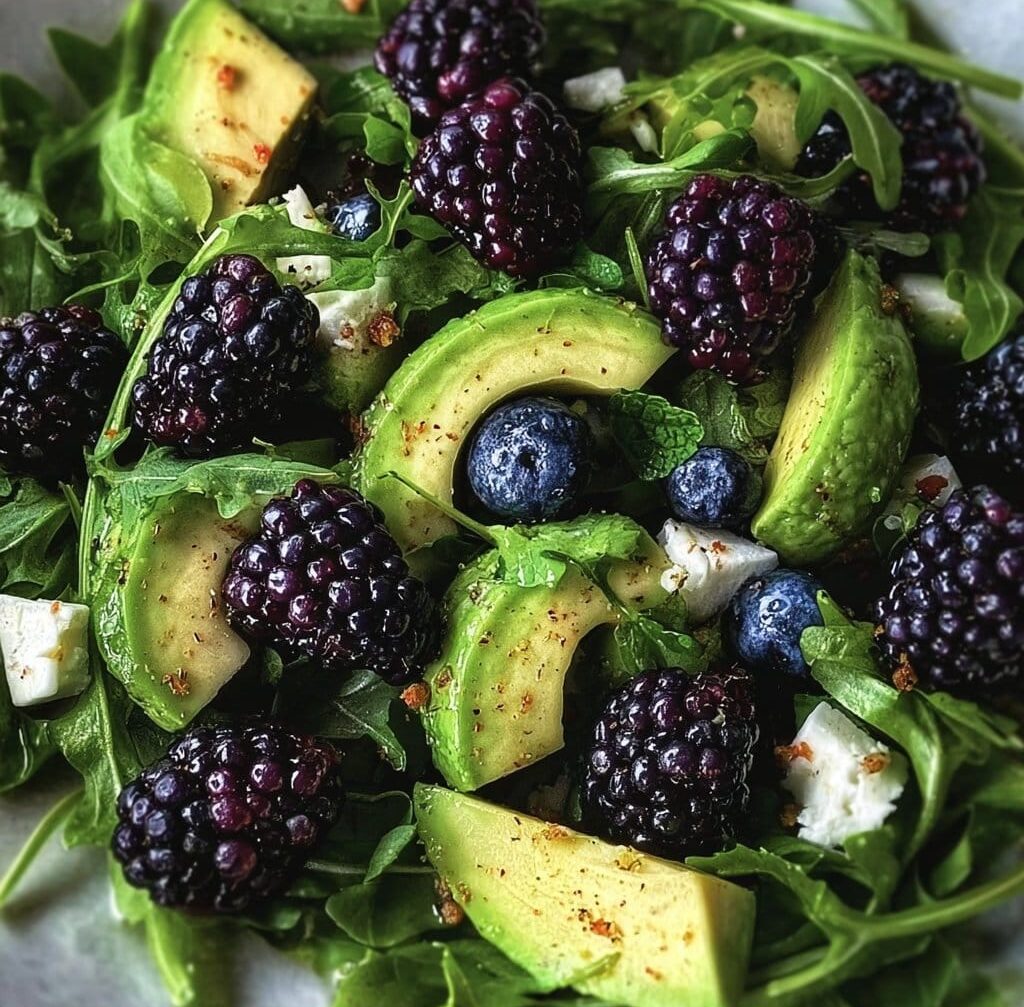 orj24BrSOI1BpnscCuagulWIxIKptu2GVrvu3cWY 1 e1763051775506 Blackberry, Avocado, and Arugula Salad