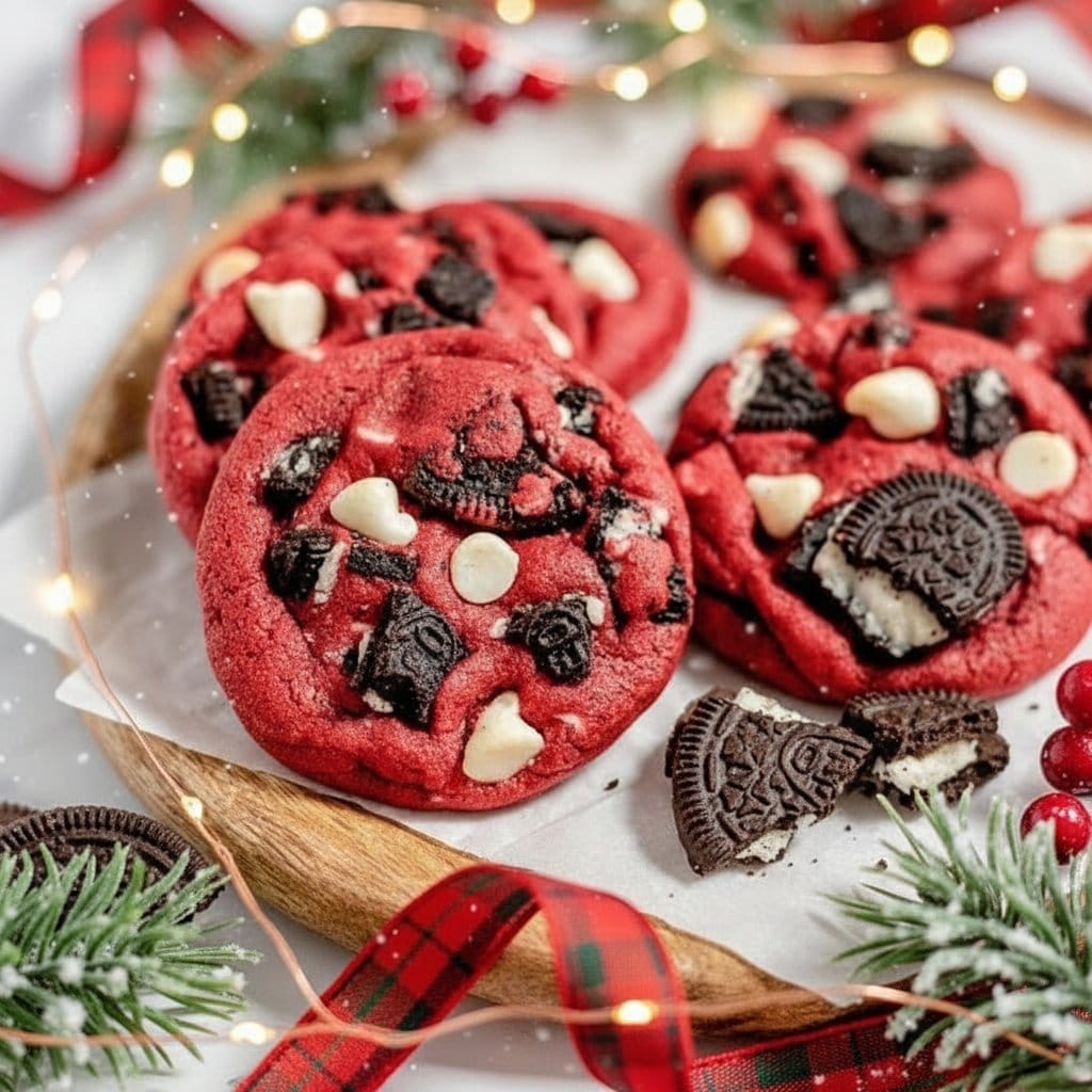 Red Velvet Oreo Cookies