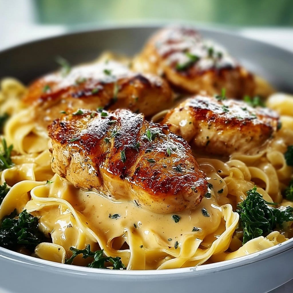 Easy One-Pan Chicken with Buttered Noodles