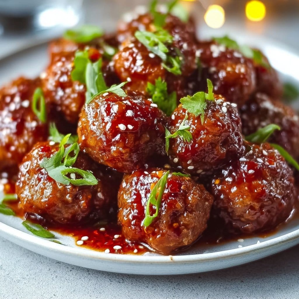 Sweet Chili Meatballs 4 Sweet Chili Meatballs