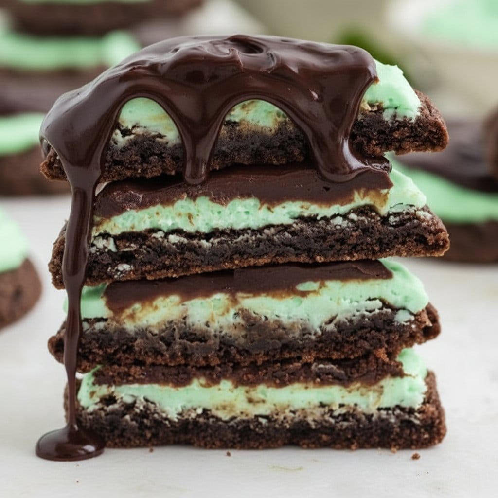 Grasshopper Cake Mix Cookies
