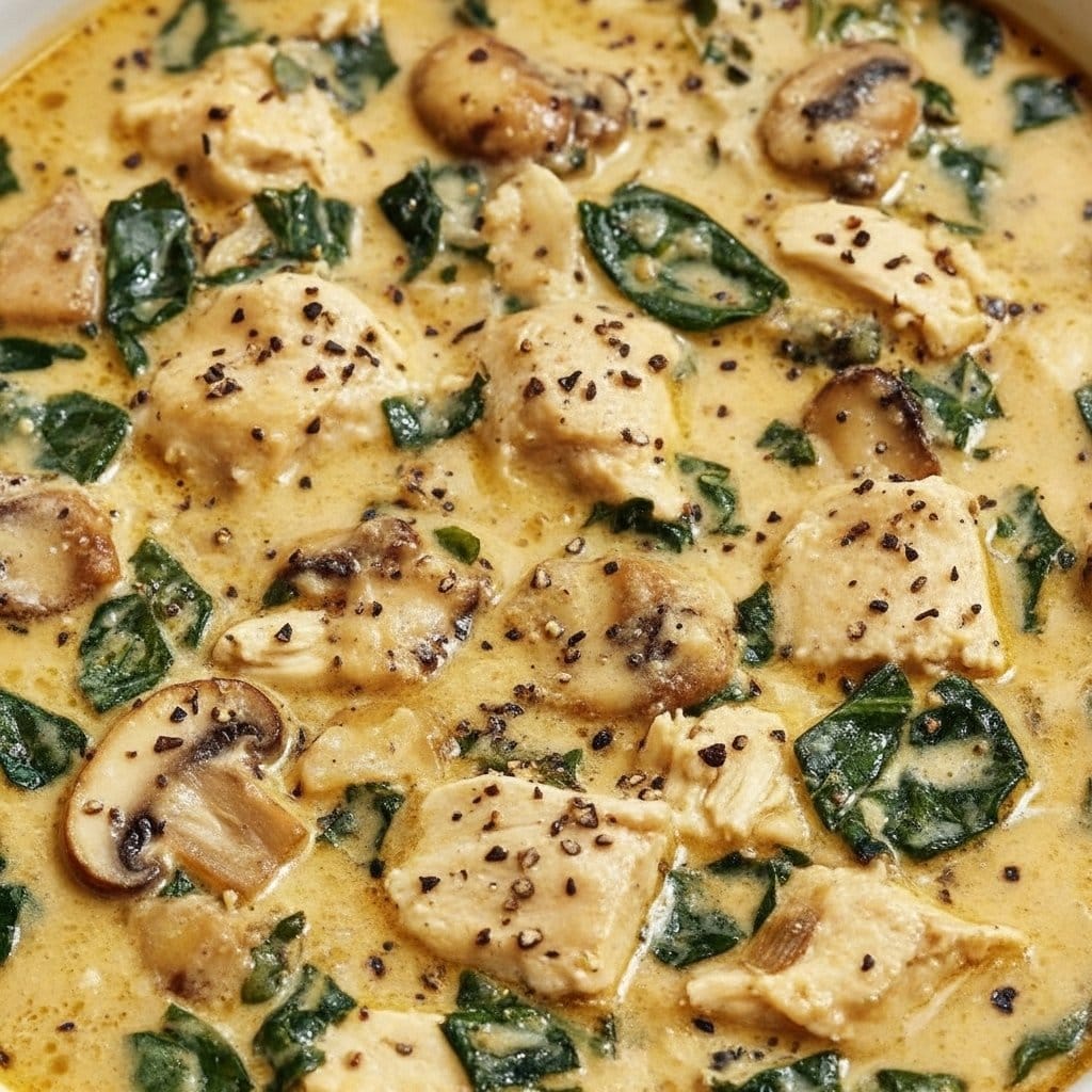 Rotisserie Chicken Mushroom Soup