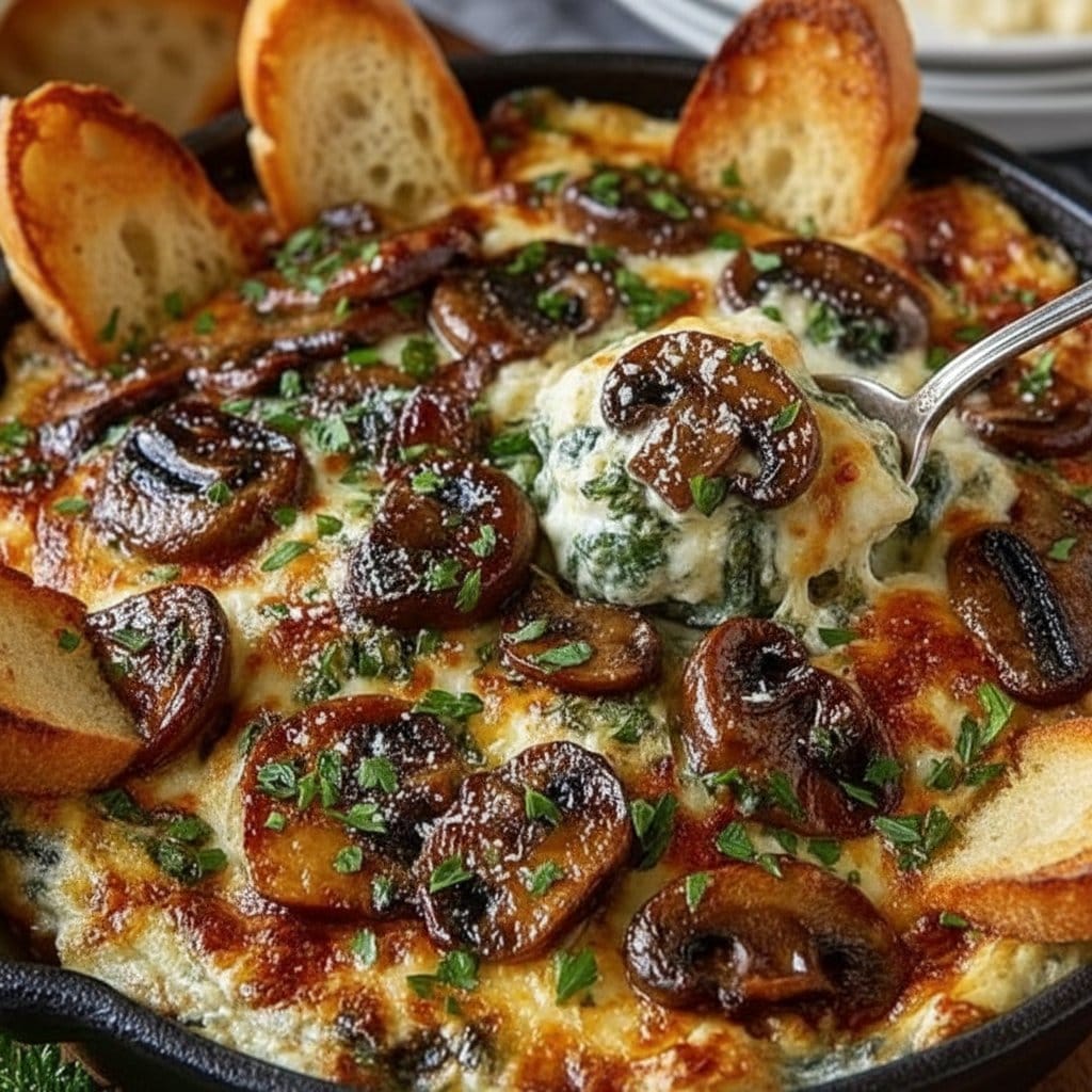 Stuffed Mushroom Dip
