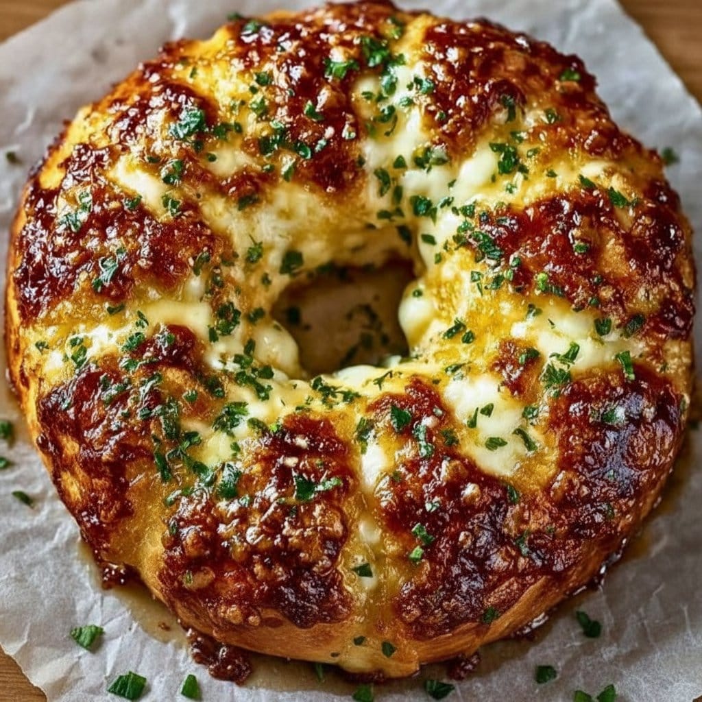 Chicken Alfredo Monkey Bread