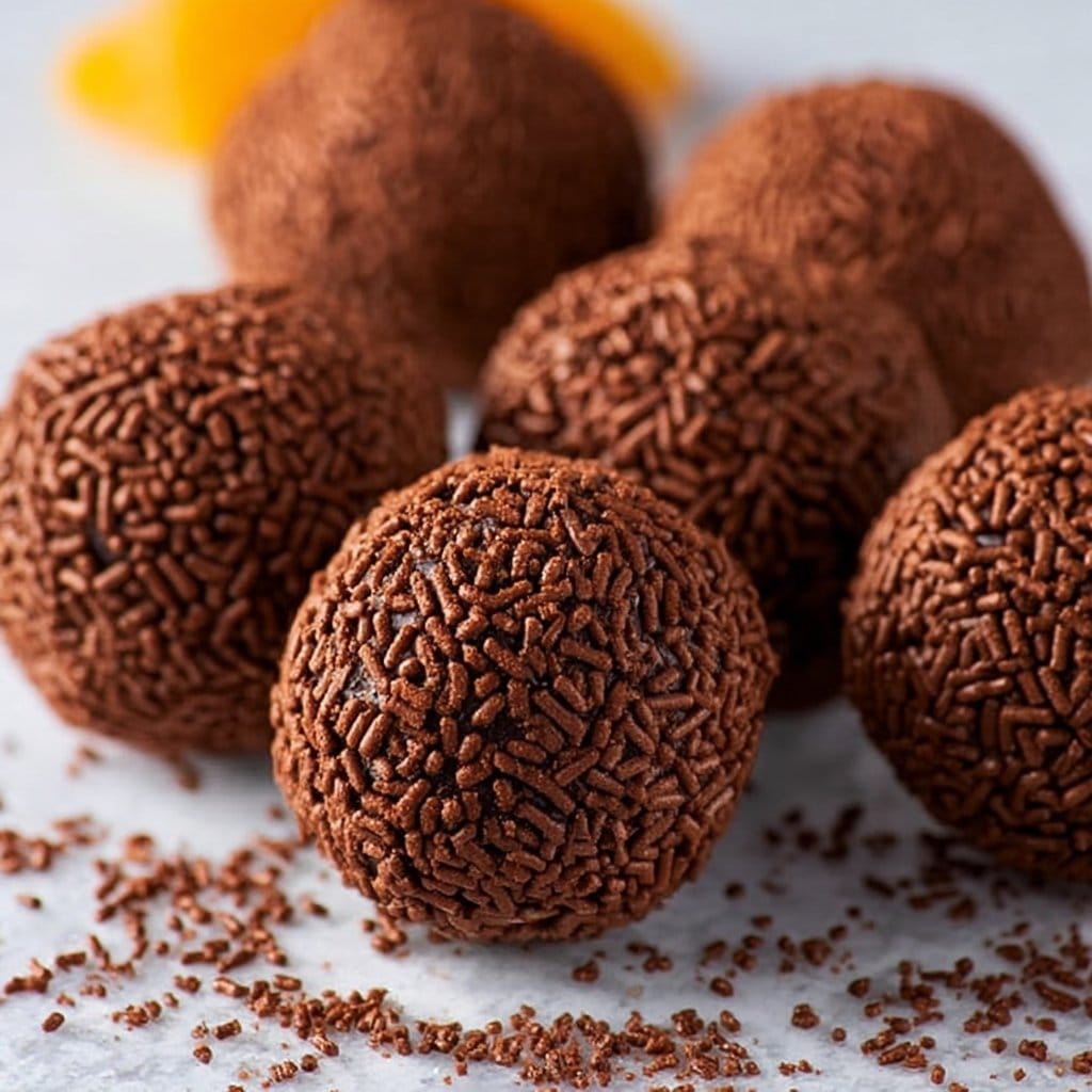 Tasty Orange Chocolate Christmas Truffles