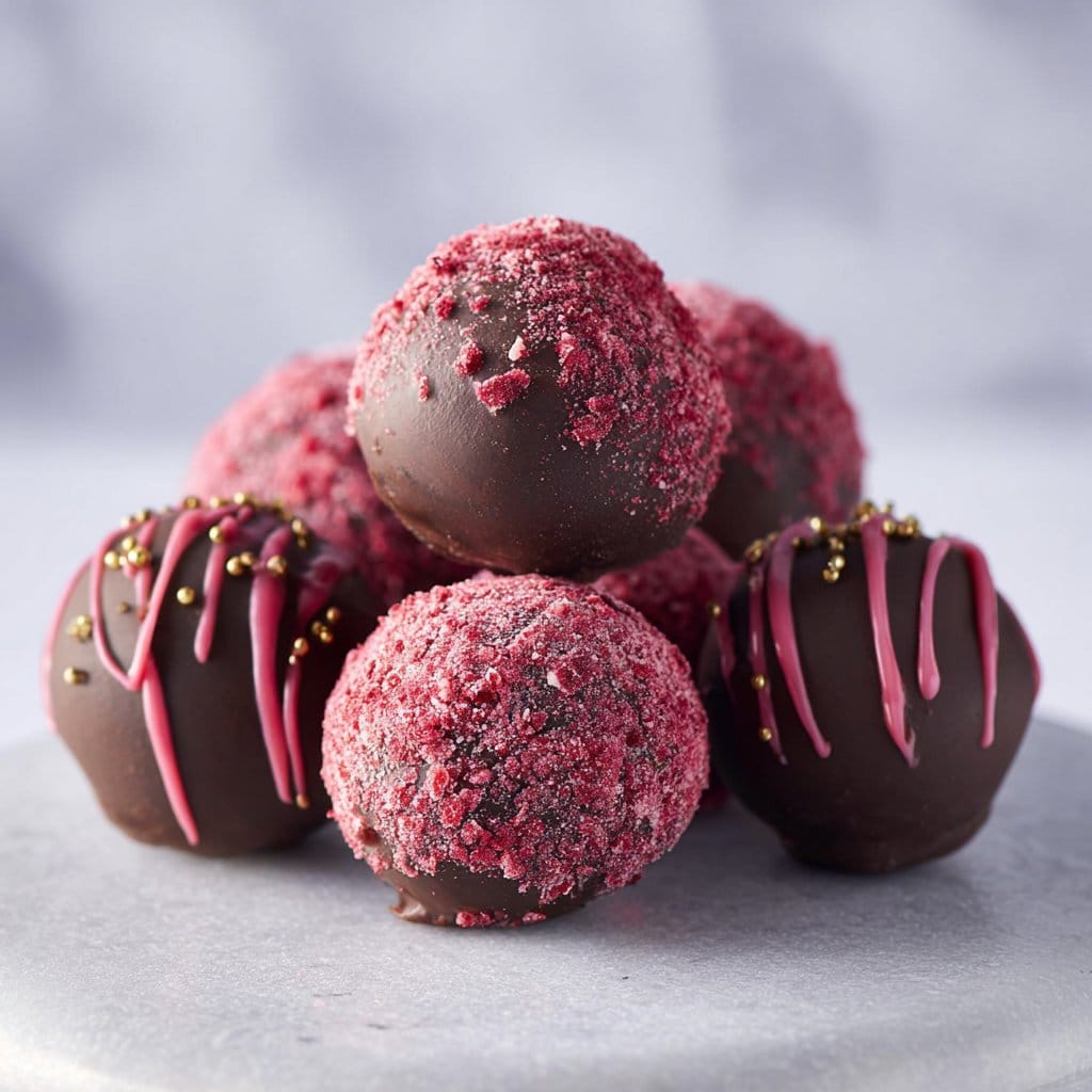 Chocolate Raspberry Truffles