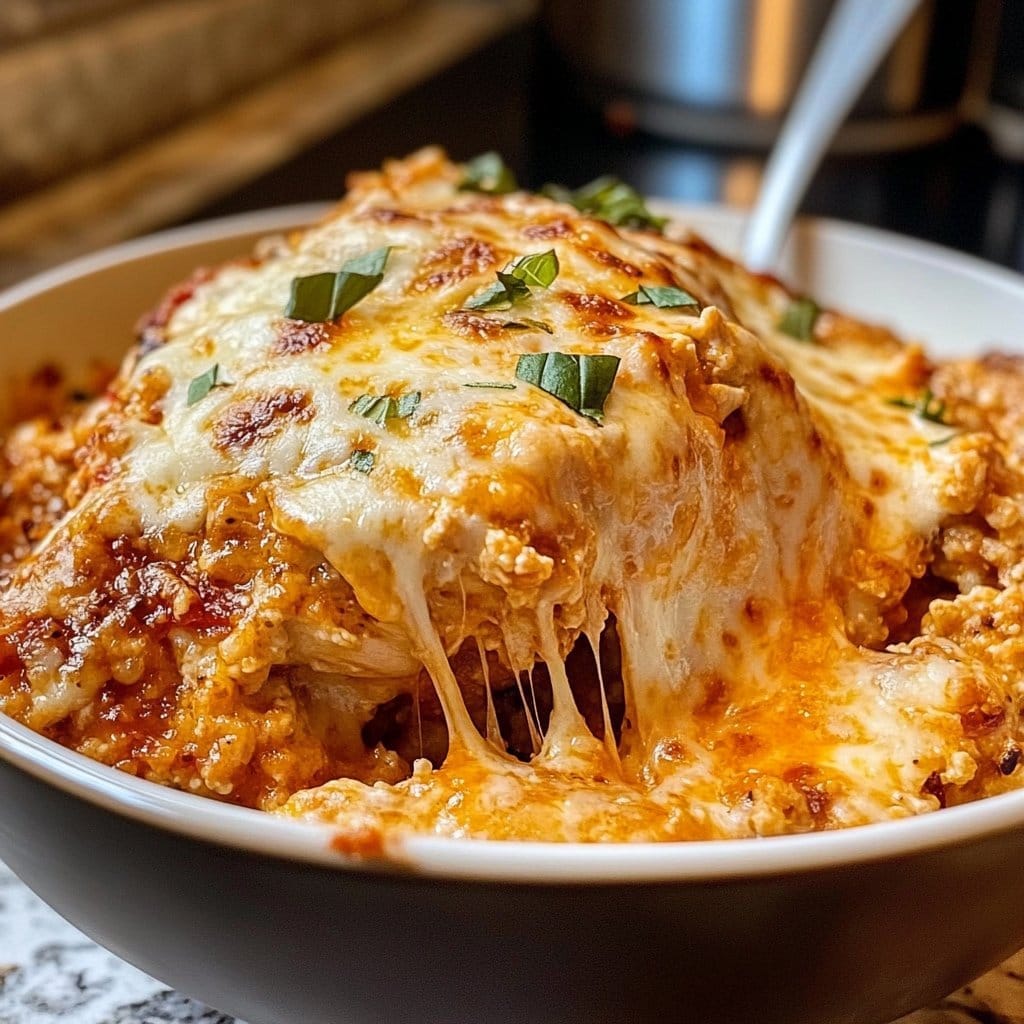 Cottage Cheese Chicken Parmesan Bowl 4 Cottage Cheese Chicken Parmesan Bowl