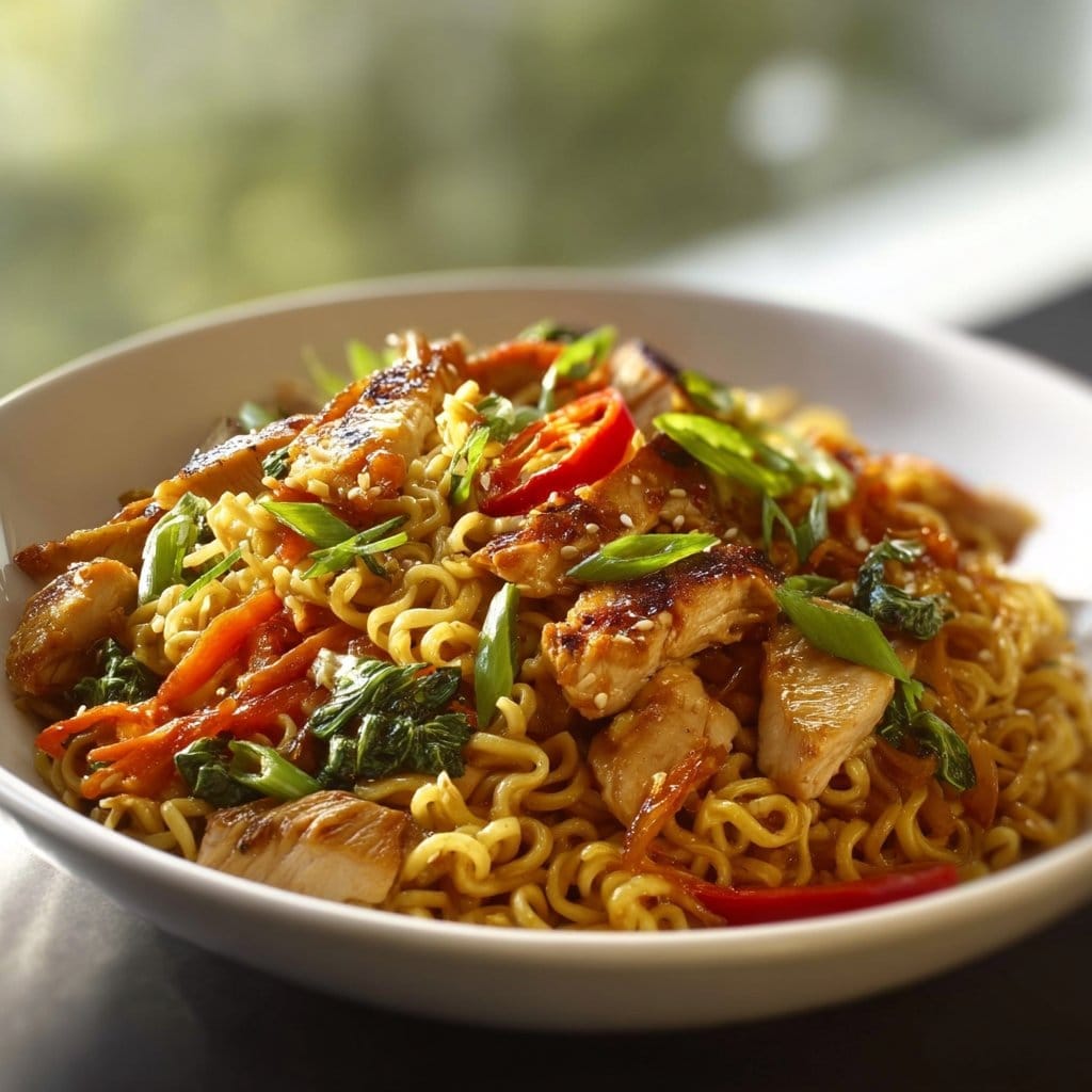 Chicken Ramen Stir Fry
