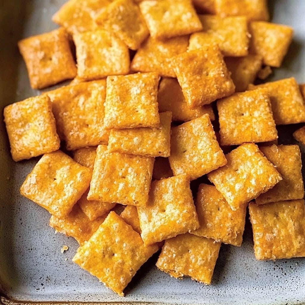 Homemade Cheez Its