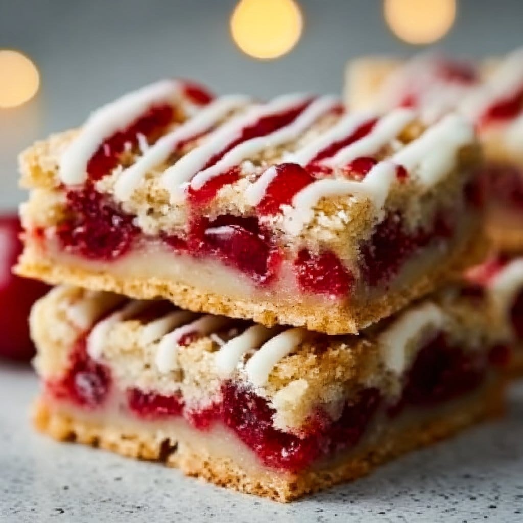 Christmas Cherry Bars