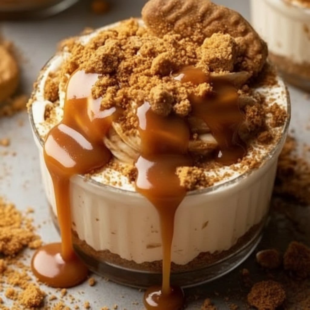 No-Bake Biscoff Cheesecake Cups