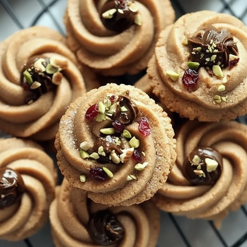 Melt-in-Your-Mouth Coffee Butter Cookies for Holiday Joy 3 Batch of melt-in-your-mouth coffee butter cookies on a festive plate