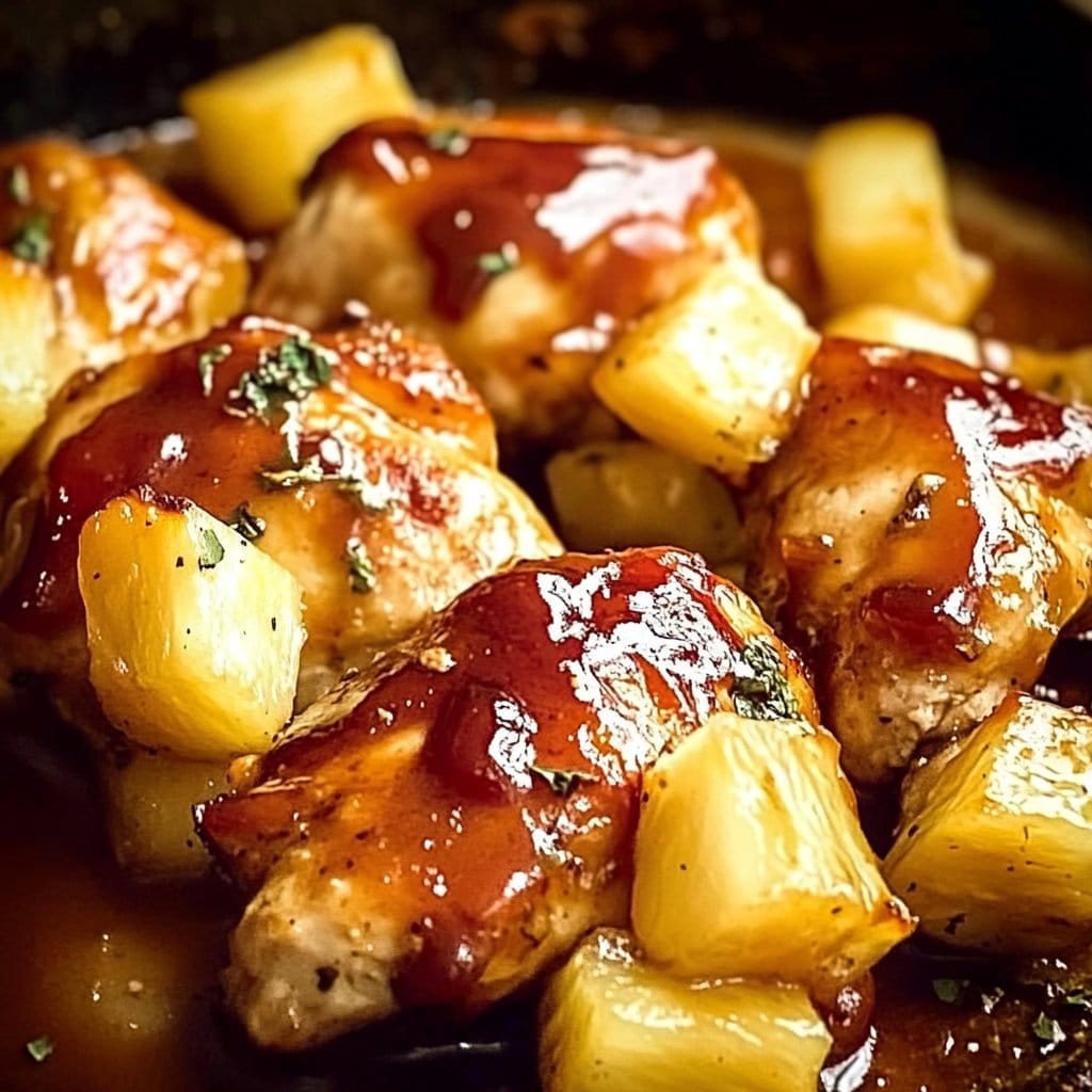 Barbecue Pineapple Chicken 4 Barbecue Pineapple Chicken