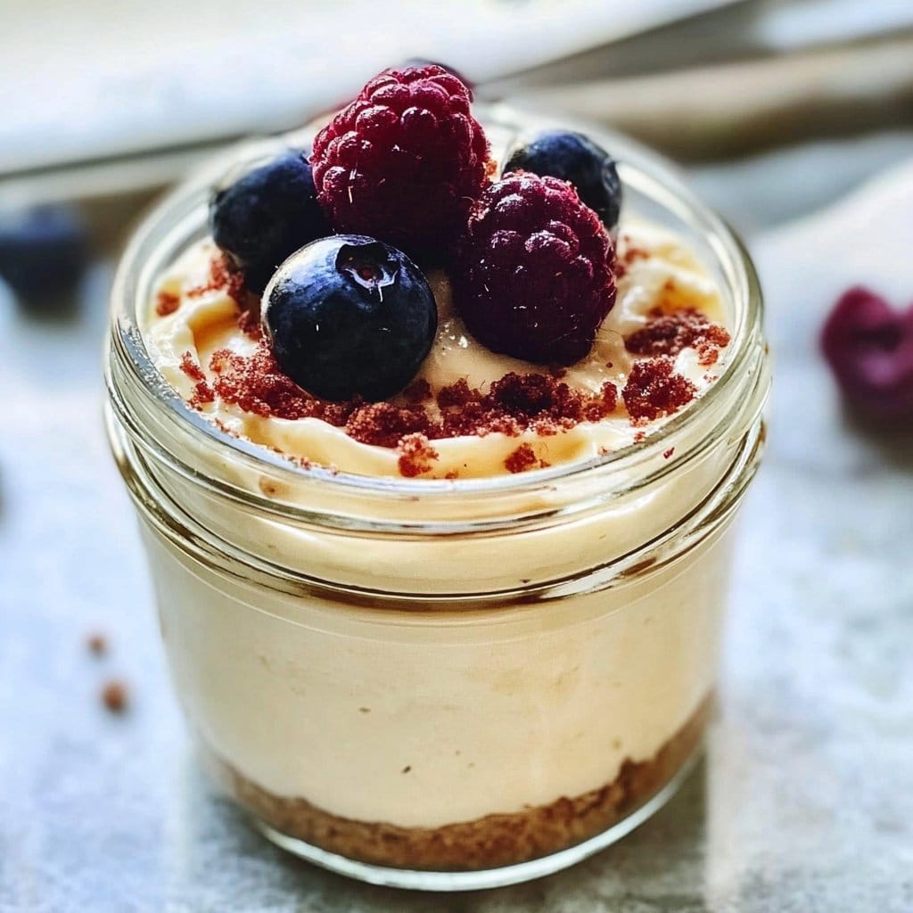 Protein Cheesecake Jars