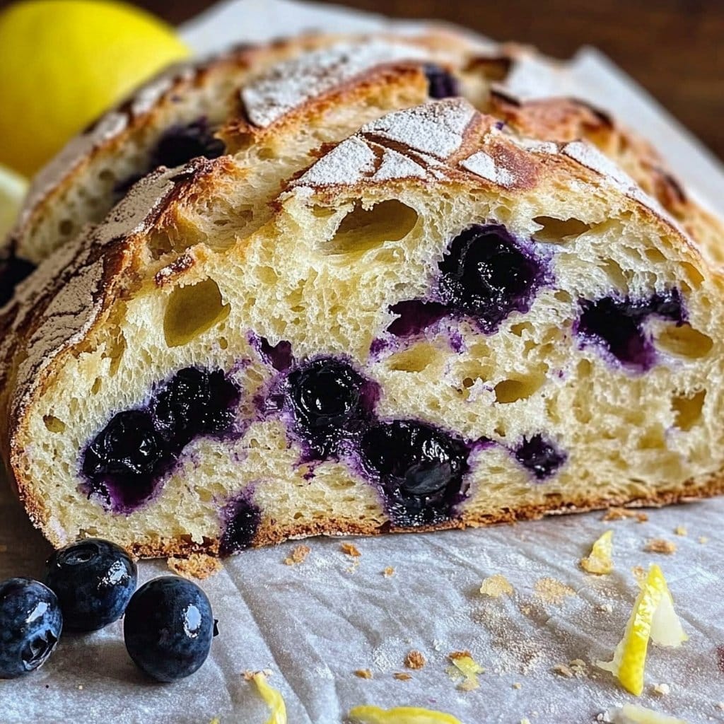 Lemon Blueberry Sourdough Bread Recipe 4 Lemon Blueberry Sourdough Bread Recipe