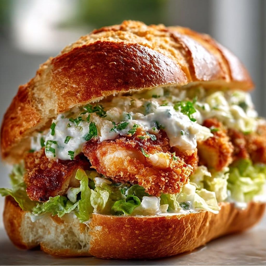Crispy Chicken Caesar Sandwich