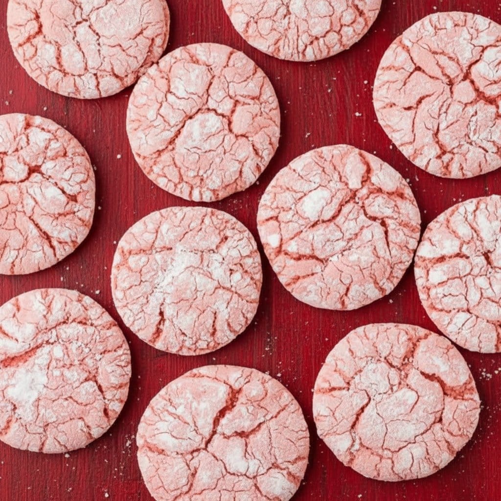 Strawberry Cake Mix Cookies Recipe