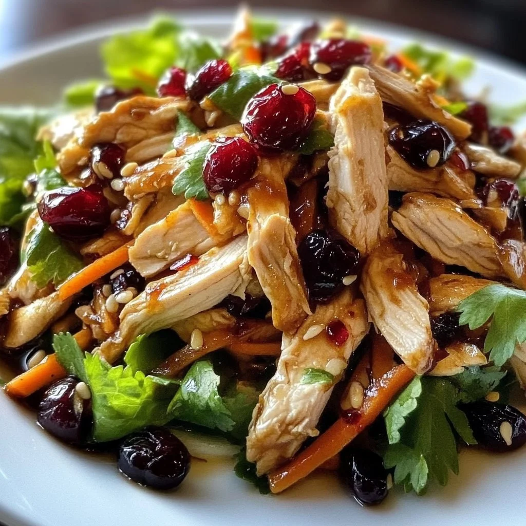 Asian Chicken Cranberry Salad