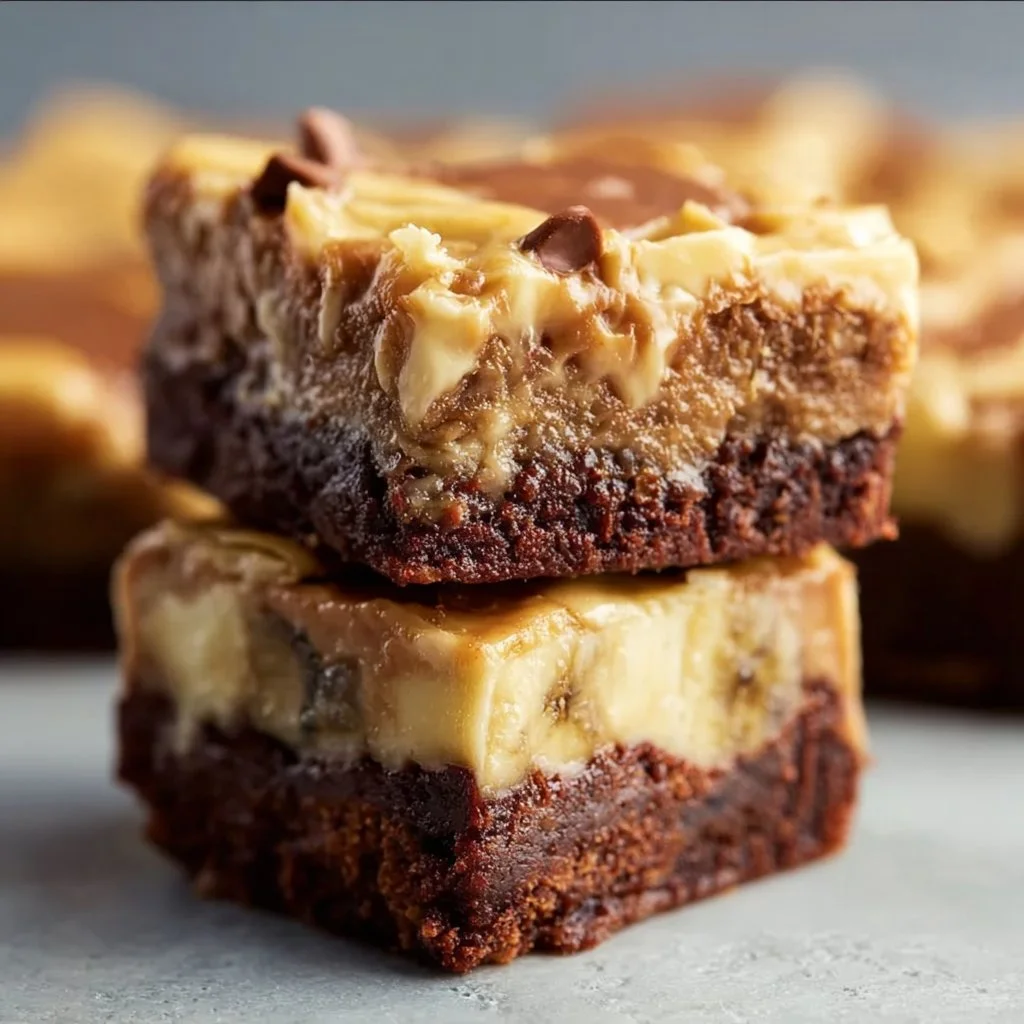 Banana Pudding Brownies 4 Banana Pudding Brownies