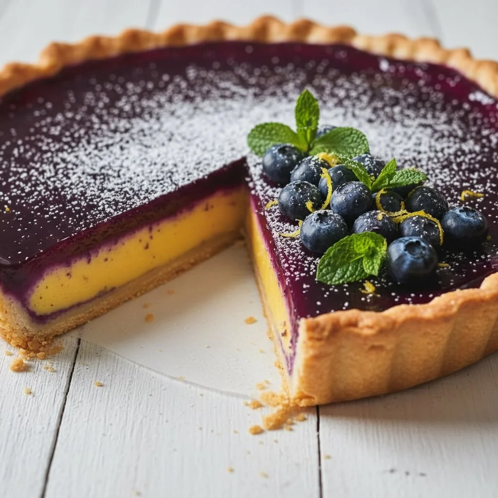 Blueberry-Lemon Curd Tart 4 Blueberry-Lemon Curd Tart